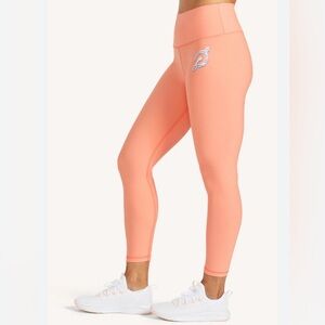 Peloton Cadent  Leggings Ankle Length 4 Way Stretch Coral Size S NWT $92 USD